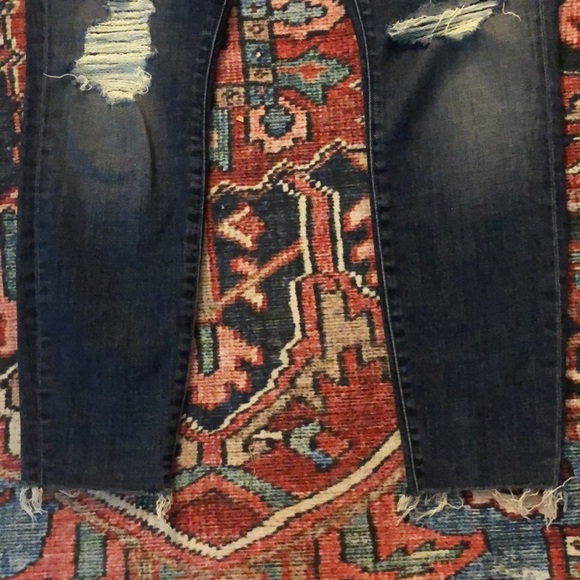 MOTHER High Waisted Looker Ankle Fray Jeans - Picture 8 of 13